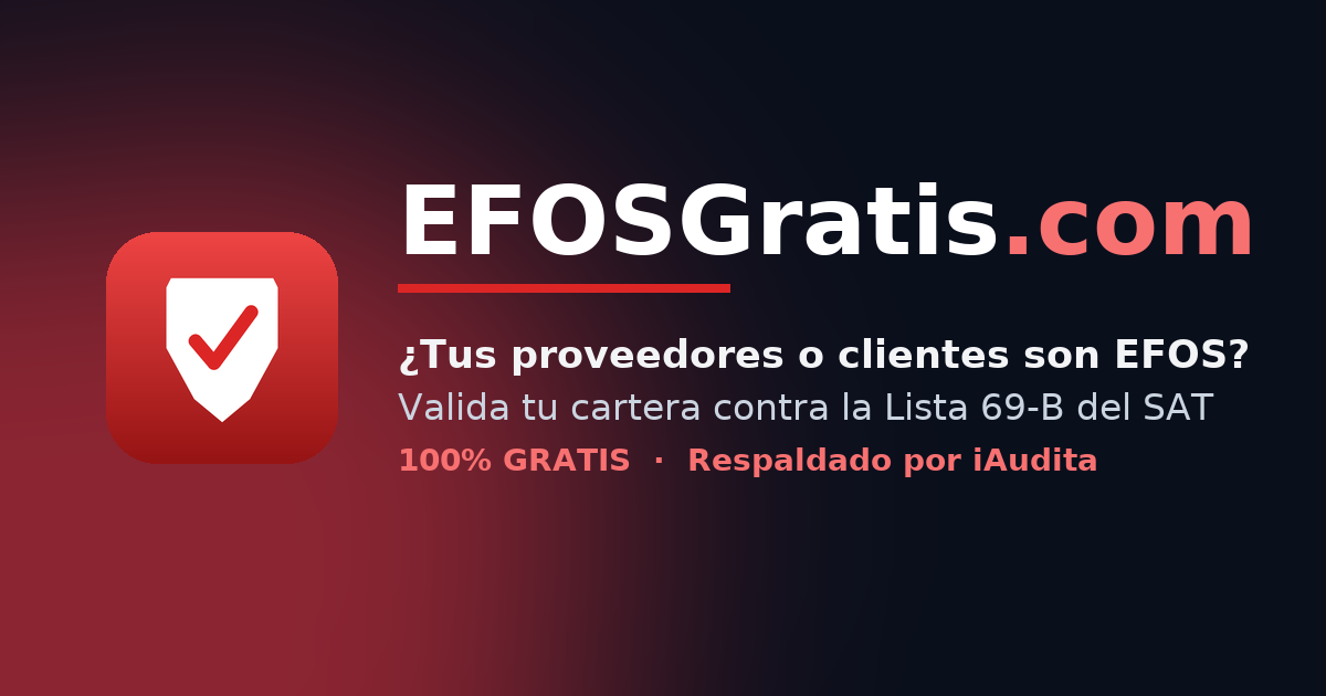 Multas y sanciones por trabajar con un EFOS - Artículo 69-B del SAT
